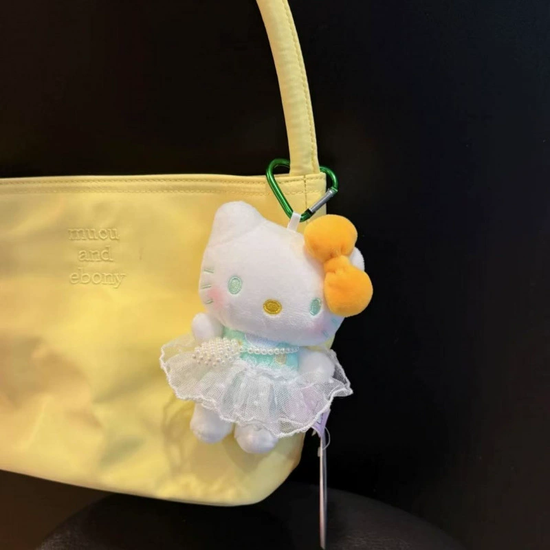 Sanrio, hello kitty, подлинная классическая мультяшная плюшевая кукла, сумка, упаковка, брелок