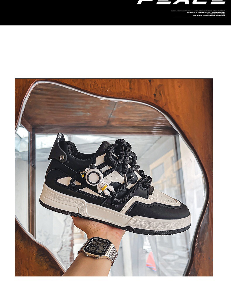 Herren Freizeitschuhe Retro Sneaker Geflochten Und Modern_voghion.com