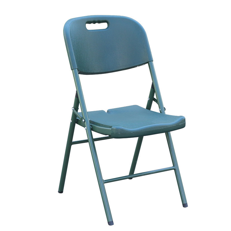 silla plegable verde portátil al aire libre silla de entrenamiento de campo multipropósito silla de trabajo silla de soplado de descanso de emergencia contra incendios
