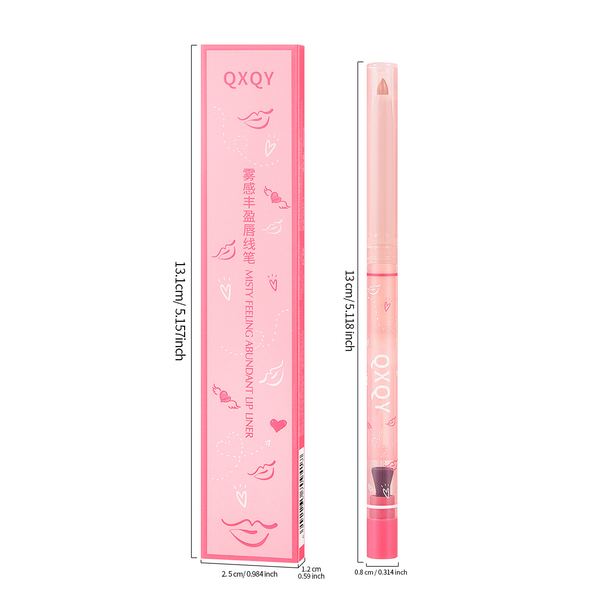 QXQY niebla abundante lápiz labial lápiz labial impermeable duradero suave niebla matte mujer lápiz labial lápiz maquillaje al por mayor