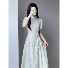 旗袍2025年夏秋新款气质改良国风连衣裙新中式少女日常奥黛年轻款