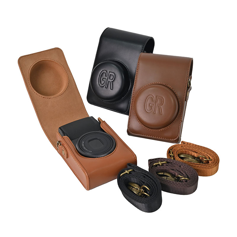 适用理光GR3 GRIII GR II代相机皮套 GR2代数码相机包 单肩保护套