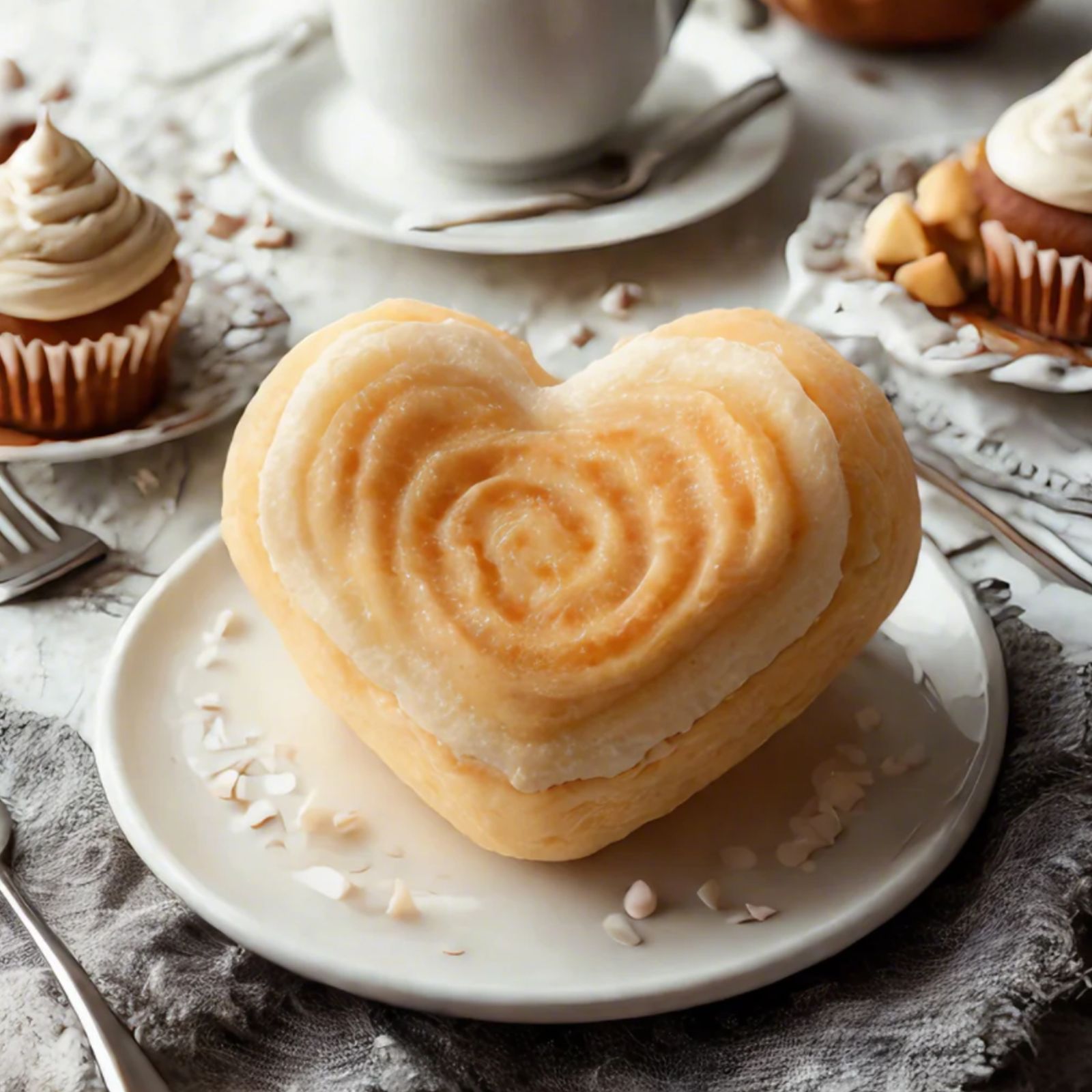 Love Cream Rolle Ароматическая Свеча Форма DIY Мыло ручной работы