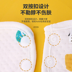 8-layer gauze spit cloth baby eating bib 100% cotton summer breathable anti-stain spit-up rotatable baby bib