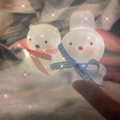 Korean cute duck night light ins style children's bedroom eye protection lamp cartoon decoration night light student gift