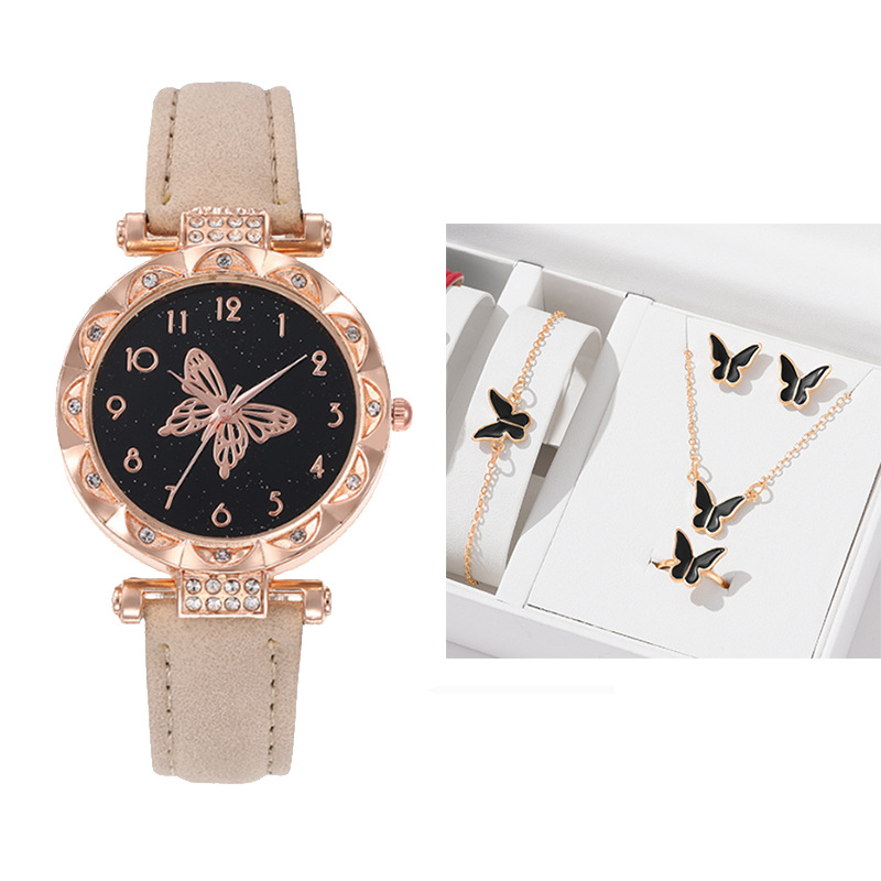 Casual Butterfly Buckle Quartz Women's Watches display picture 4