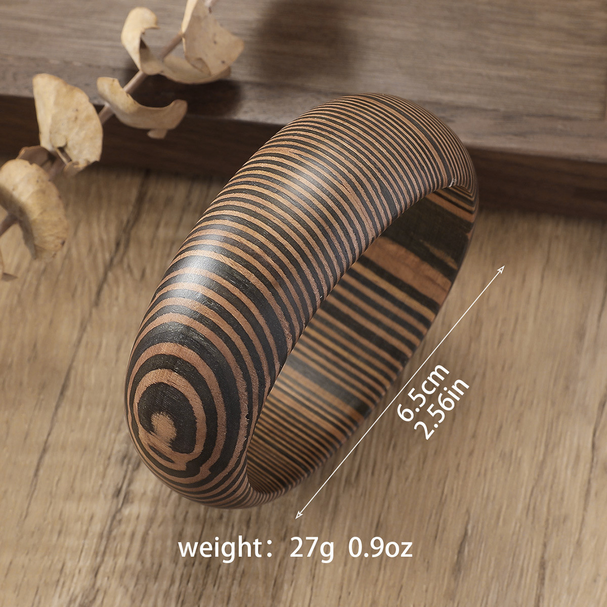 50g Weight Bangle Classification Wood Chain Material 1 Piece Quantity Holiday, Party Occasion Wood Material Geometric Pattern All Seasons Season Unisex Gender Retro, Classic Style Style Retro Classic Style Geometric Wood Bangles Wholesale 7