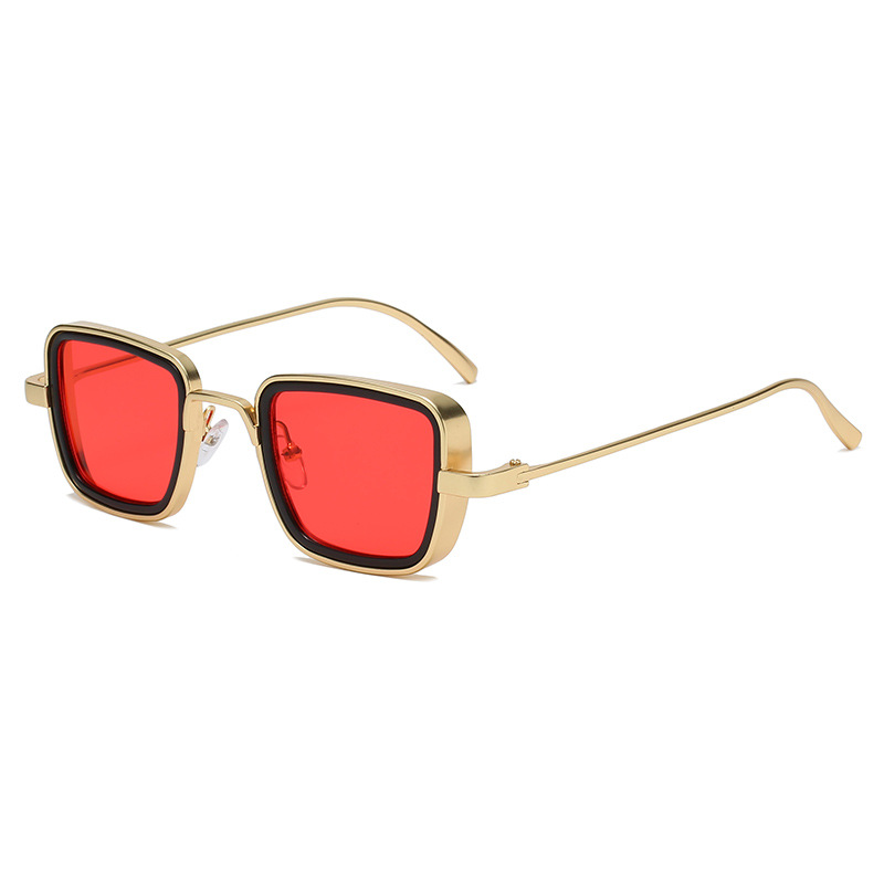 Golden frame red film