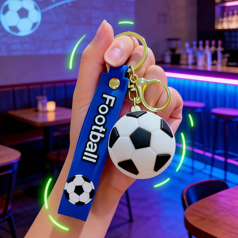 Football Keychain Pendant Small Gift Promotional Practical Small Gift Backpack Pendant Keychain Traffic-Attracting Ornament Football Keychain Pendant Small Gift Promotional Practical Small Gift Backpack Pendant Keychain Traffic-Attracting Ornament