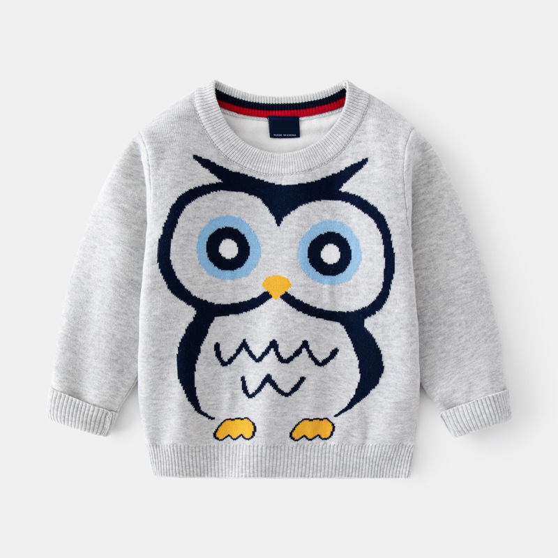 Fashion Owl Cotton Hoodies & Knitwears display picture 1