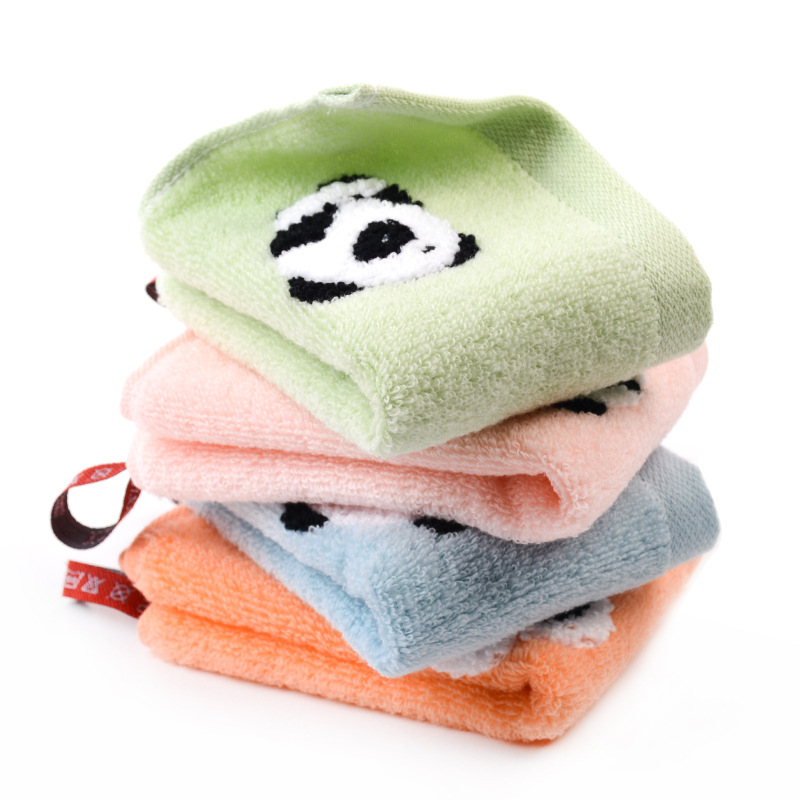 Toalha de rosto para bebé em algodão macio quadrada infantil_voghion.com