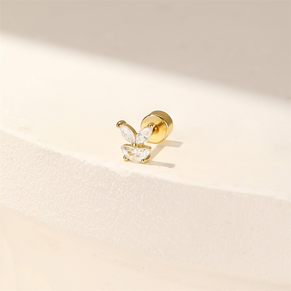 1g Weight Ear Studs Classification Ear Cartilage Rings & Studs Piercing Type 1 Piece Quantity Daily Occasion 925 Sterling Silver Material Geometric Pattern All Seasons Season Unisex Gender Elegant Style 1 Piece Ear Cartilage Rings & Studs Elegant Geometric 925 Sterling Silver Ear Cartilage Rings & Studs 26