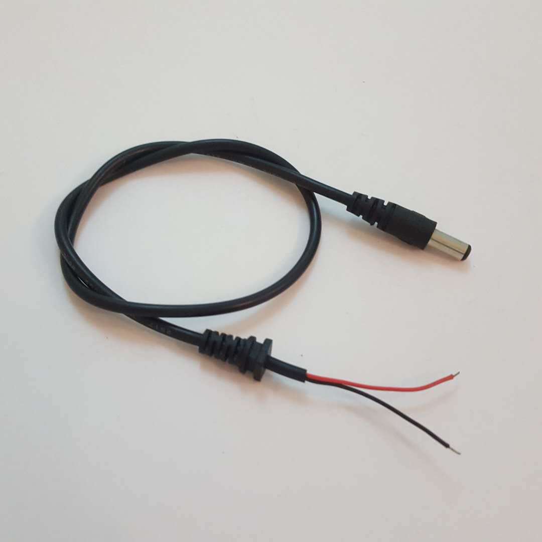 5.5*2.1dc线 直流线 监控电源线 公插头线 电源带卡位卡尾输出线