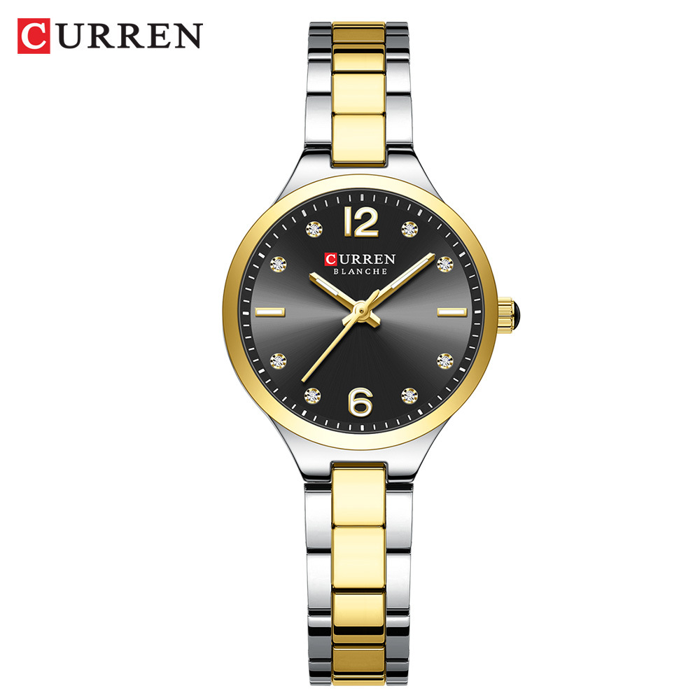 Curren/Karien 9105 Reloj de mujer Reloj de mujer de moda Reloj de cinturón de acero casual Reloj de comercio exterior transfronterizo