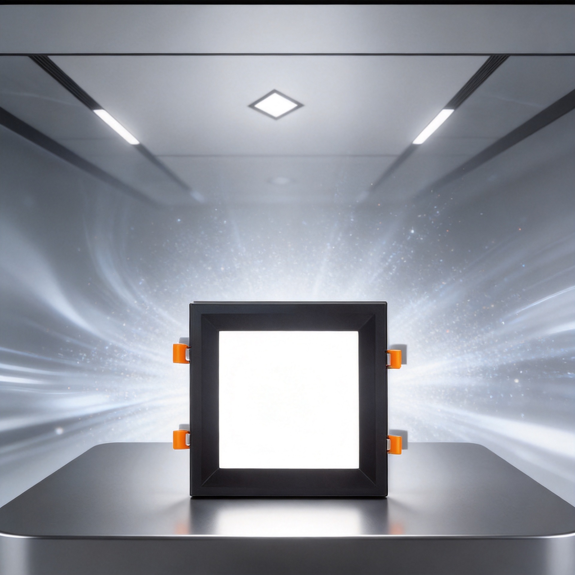 19*19 Hole Embedded Spring Clip LED Honeycomb Large Panel Small Square Light