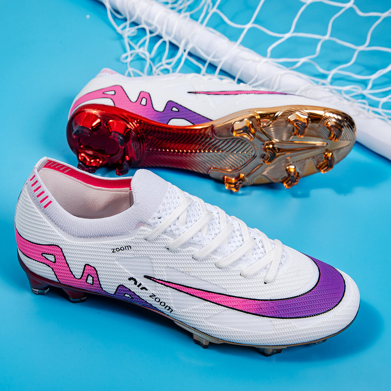 Foreign Trade Explosions Football Shoes Men's Long Gold Nails Women's Adult SOCCER SHOES Non-slip Student Training Shoes sneaker