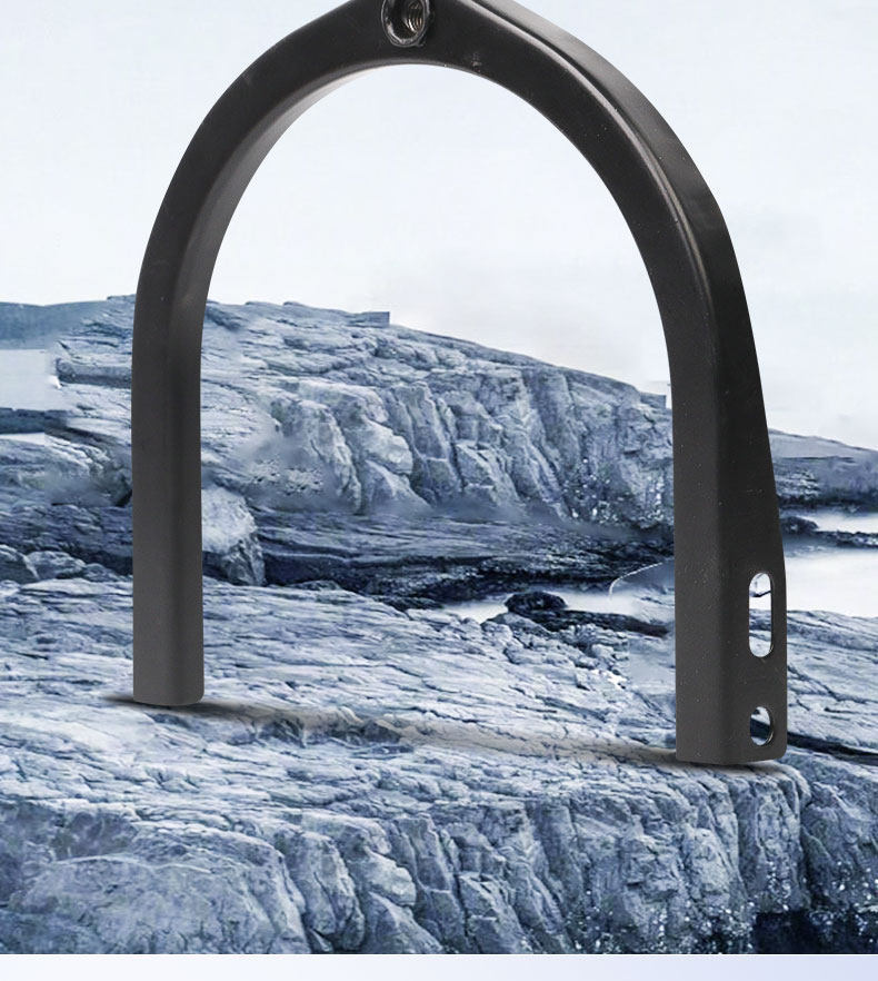 Simple Electric Tricycle Mudguard Bracket, Mudguard Fixing Bracket, Front Wheel Front Fork U-Shaped Frame, Universal