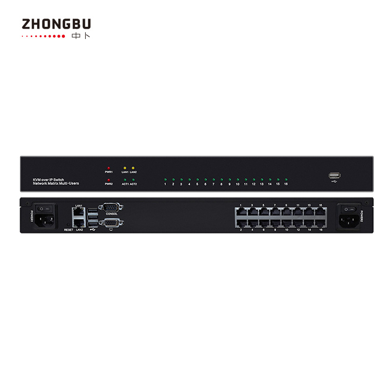 2IP Remote 1 Local control 16 Servers KVM Switch 16 Switching Focus Control number KVM