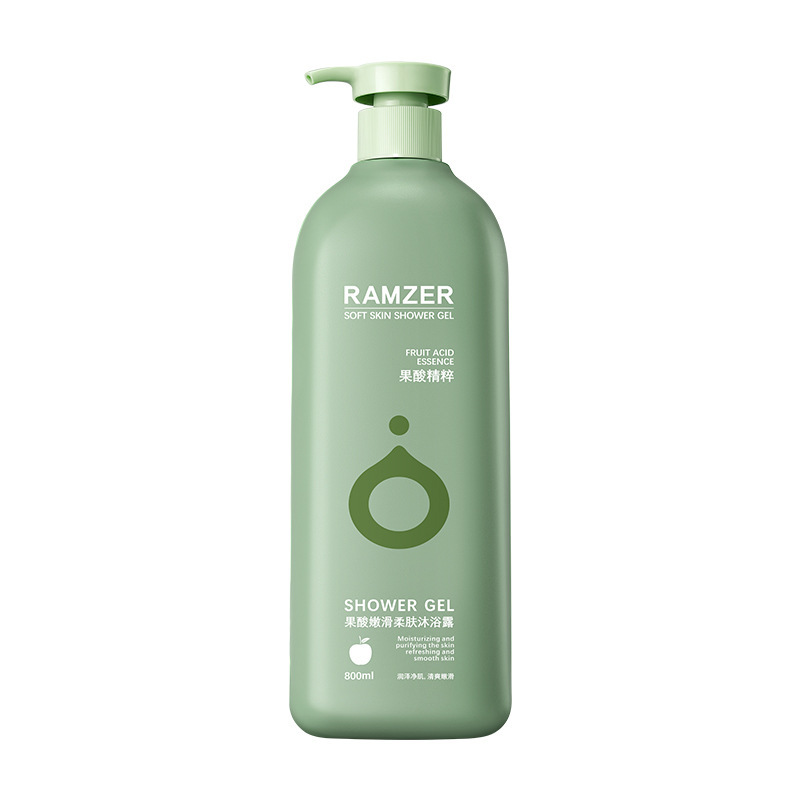 Lan Shi Zhe Fruit Acid suave y suave loción de baño para la piel, limpieza profunda, hidratación, no tensión, gran volumen de loción de baño al por mayor image 7