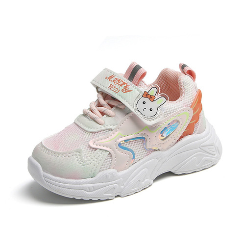 One piece drop shipping baby shoes 0-3-5 years old baby toddler shoes non-slip soft bottom breathable girls sports shoes functional shoes