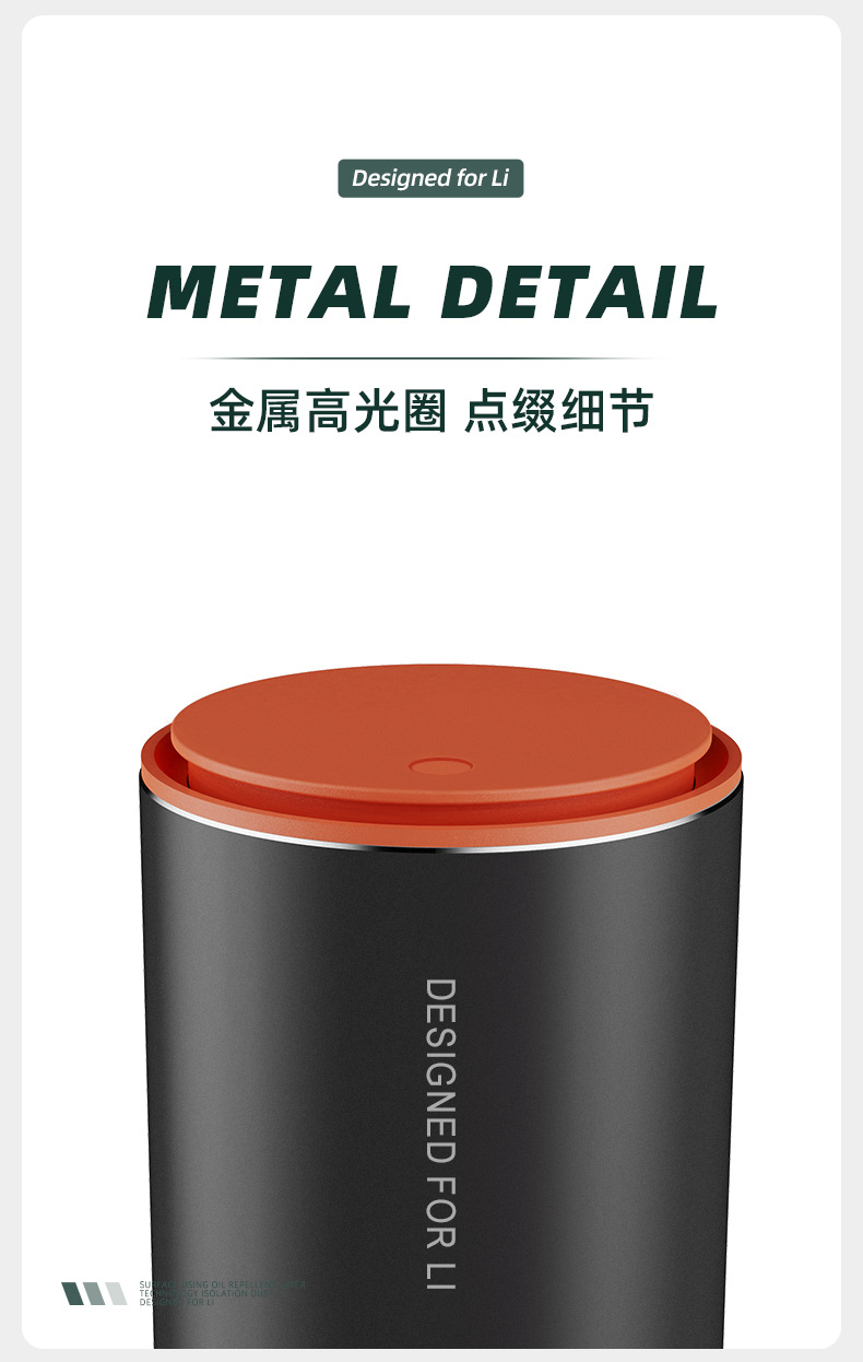 Ideal L7/8/9 Car Trash Can In-Car Garbage Bag Mini Creative Multi-Functional Storage Box for Car Use