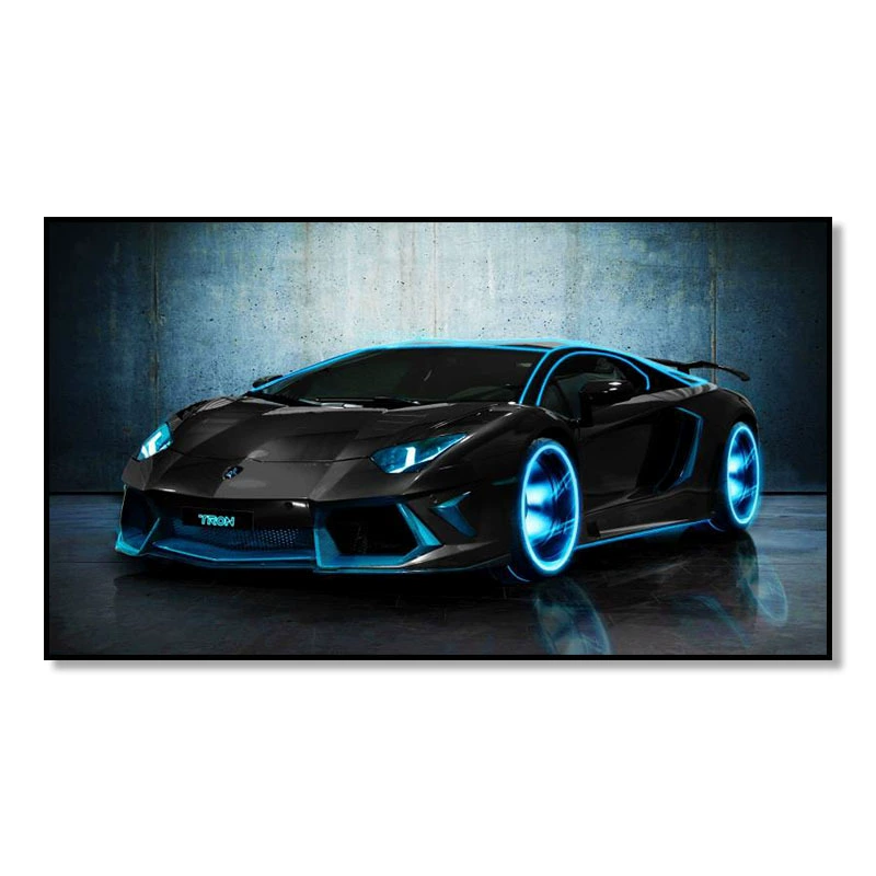 Ferrari, Lamborghini, гоночный автомобиль, настенная плакат