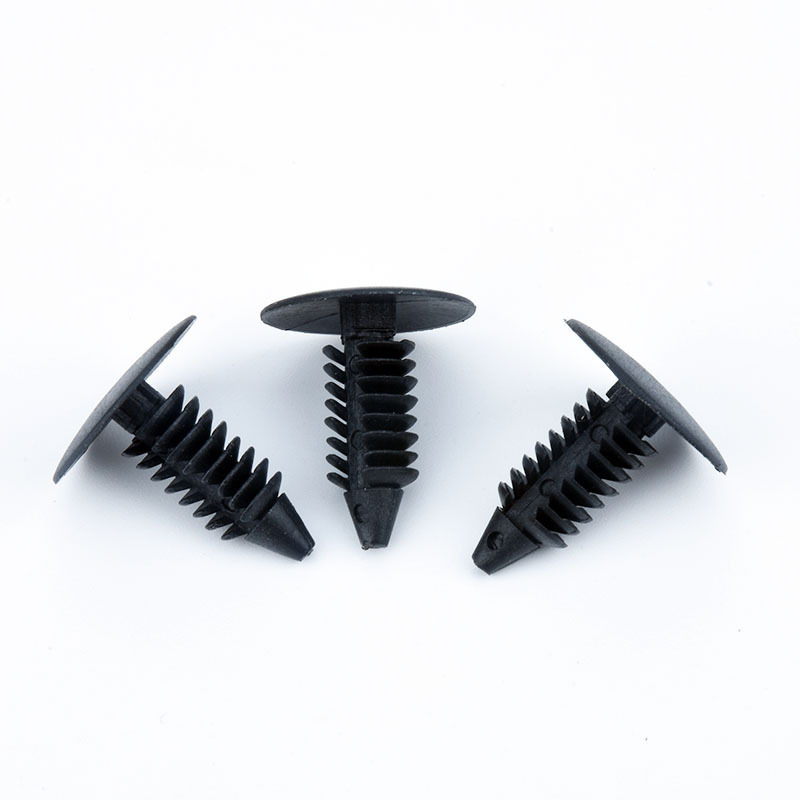 Hebilla de plástico negro Clip transfronterizo 8mm para forro de tronco placa decorativa remache hebilla de nylon