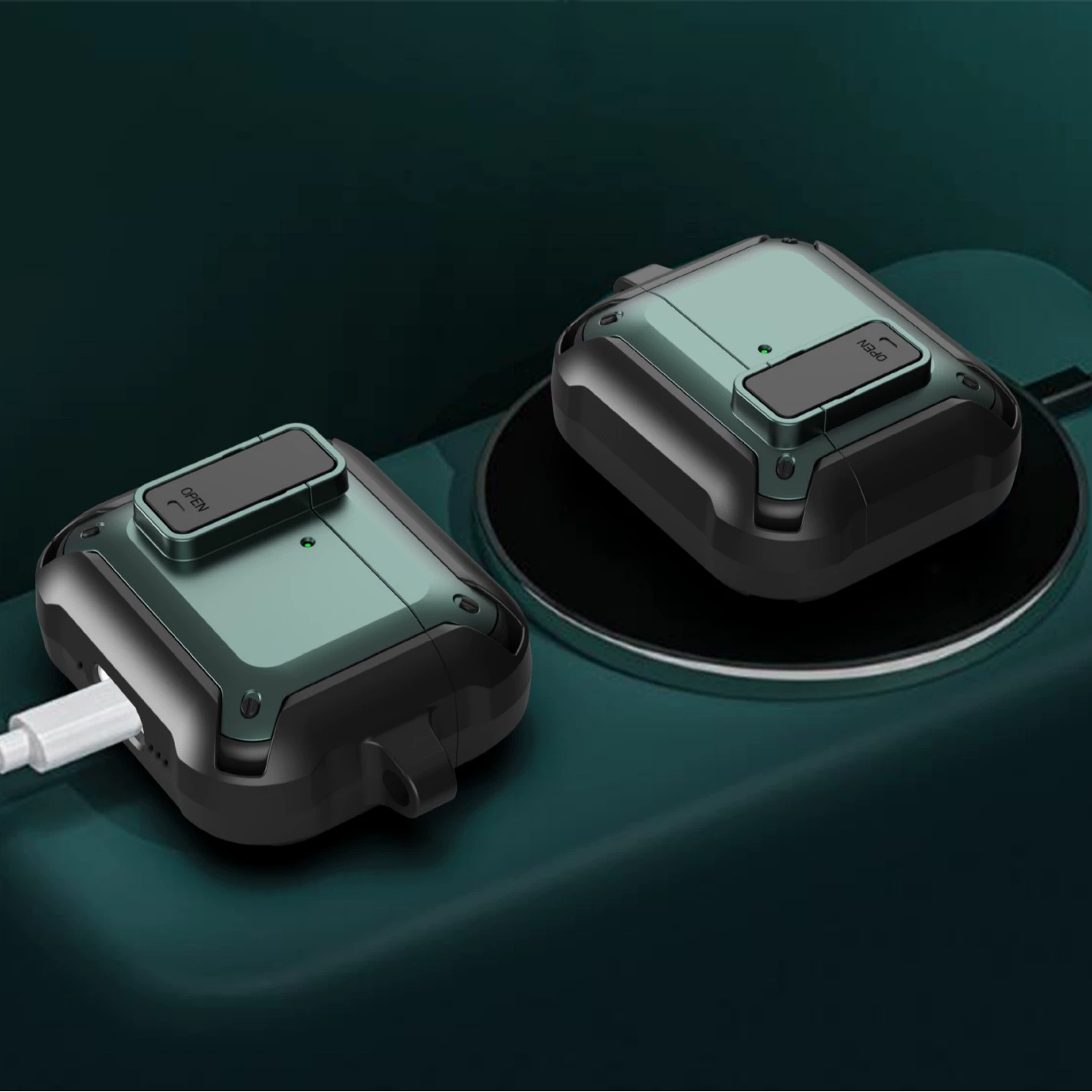 Подходит для airpods 4, защитный чехол Apple, беспроводной Bluetooth, airpodspro2, с замком-переключателем, новая модель против падения