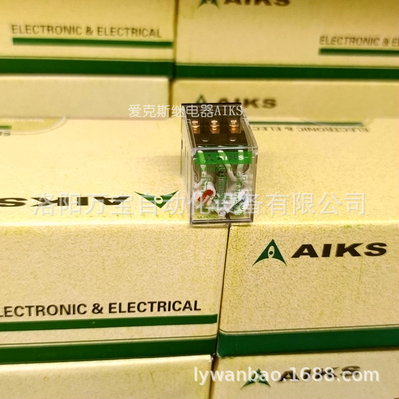供应 AIKS 爱克斯继电器 ARM3F-L 11脚 带灯 三开三闭
