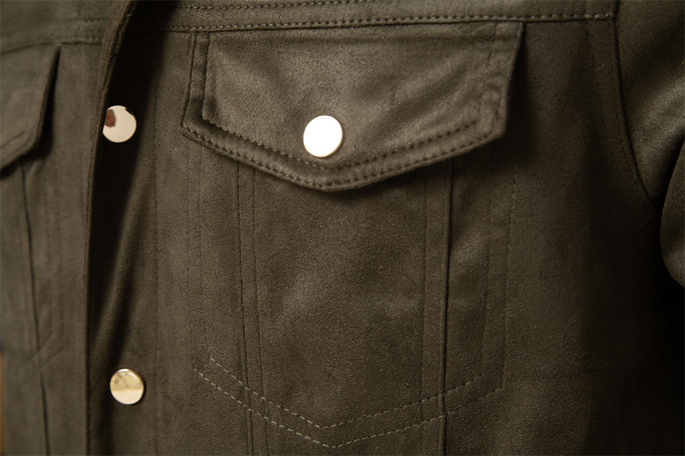 Giacca a collo alto europea nuova autunno 2024, cappotto casual alla moda, sottile, di qualità, da uomo_voghion.com
