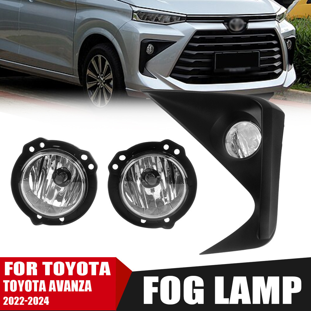 Aplicable a TOYOTA AVANZA 2022 - ON conjunto de lámpara de niebla, lámpara de niebla, lámpara de conducción diurna, lámpara de barra frontal