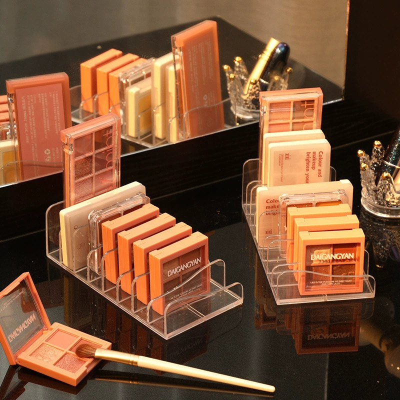 Cosmetic dressing table, table storage system, transparent makeup primer, eye shadow, storage box