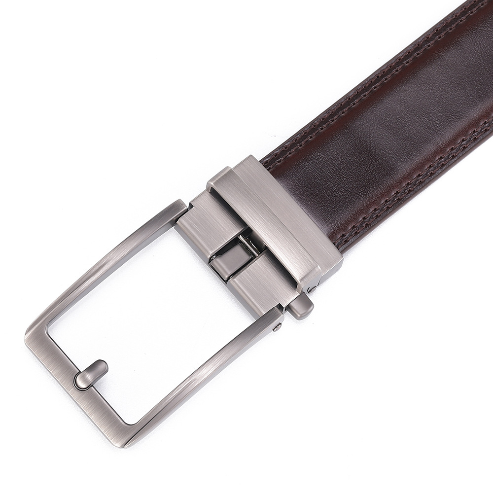 In Stock Cowhide Wholesale Fashion Men's Casual Genuine Leather Waist Belt Cross-Border 2025 New Model_voghion.com