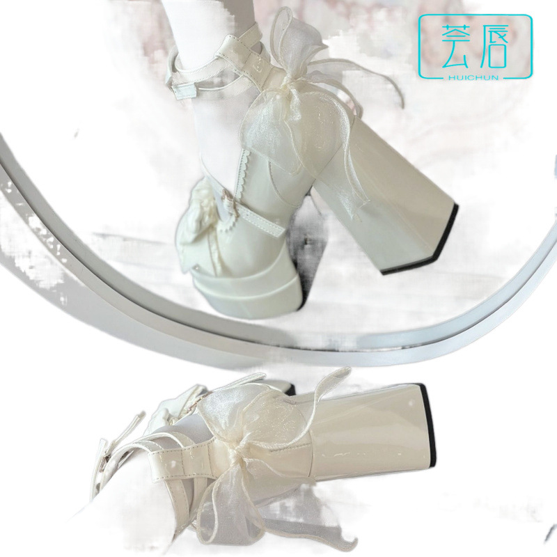 2025 새로운 밀크 푸 파티 4.0 하이힐 더블 ELEVATED ARTISTIC SWEET BEAUTY ORIGINAL