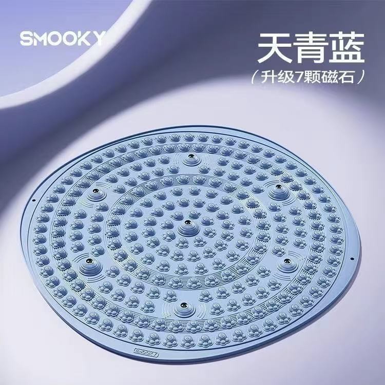 厂家直销批发猫爪指压板圆形七磁石加厚家用足底按摩垫按摩趾压板|undefined
