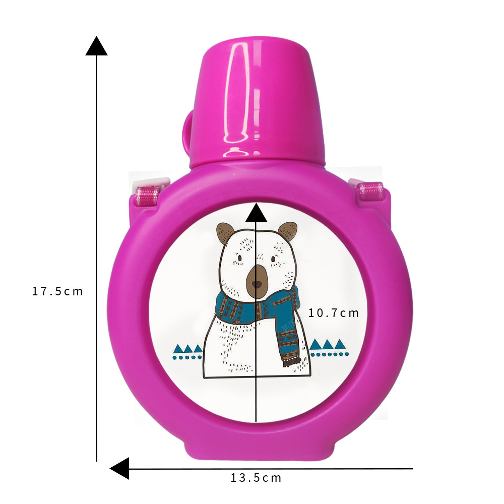 Impresión de transferencia de calor hervidor dibujo DIY botella de agua fría sublimación de calor niños botella de agua fría impresión patrón de dibujos animados material en blanco