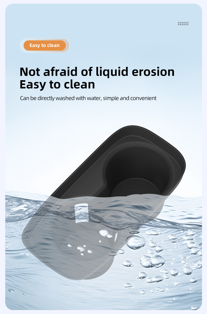 Suitable for 25 models of Prelude road vehicles, central control water cup holder protective anti-slip mat, car interior accessories, modification parts