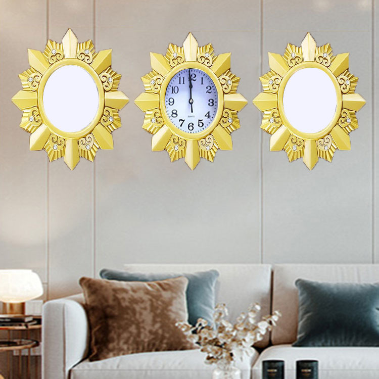 Nordic living room wall clock home table...
