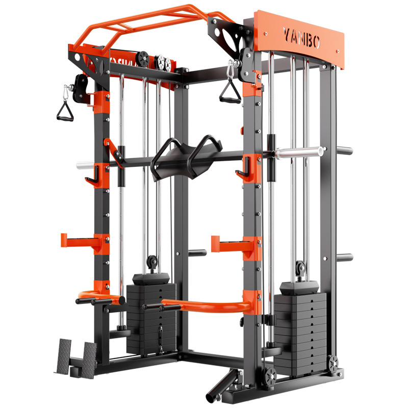 Equipo de entrenamiento integral Yu Long Smith pórtico doméstico multifuncional todo en uno equipo de ejercicios en cuclillas y soporte de empuje horizontal