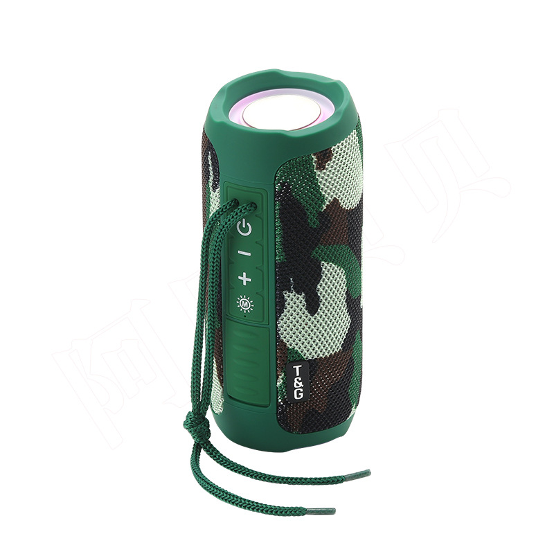 Transfronterizos calientes inalámbricos bluetooth audio TG227 tela altavoz bluetooth impermeable portátil tarjeta USB subwoofer