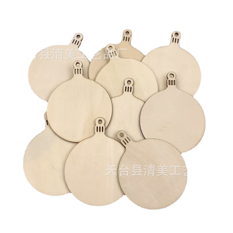 70*89mm Navidad linterna madera chip colgante Navidad Festival decorativo madera chip 10 unidades un paquete con cuerda de cáñamo