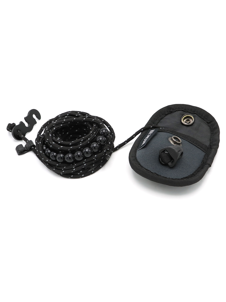 屋外カードビーズ物干しロープ3メートルハンガーなし反射防風調節可能な携帯収納ロープ屋外掛けロープ