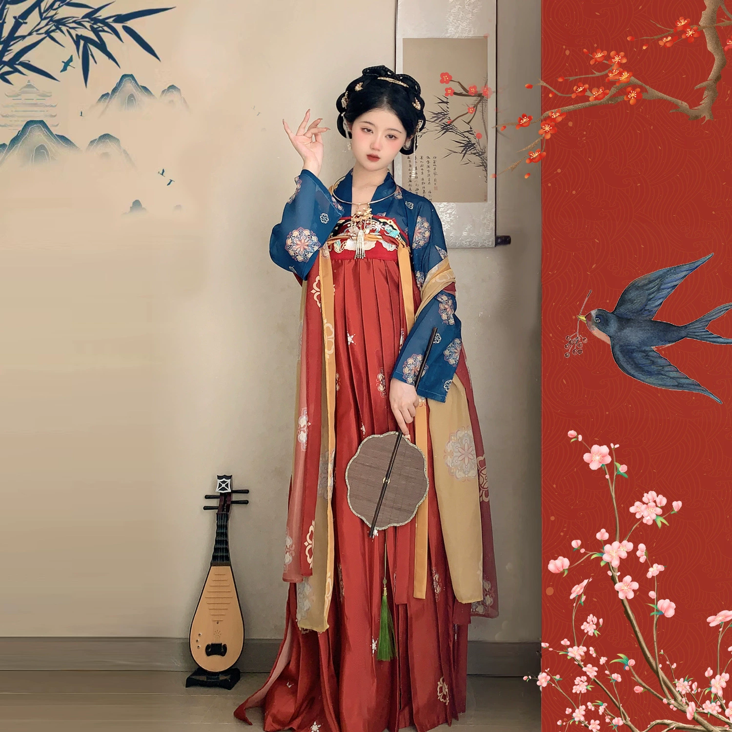 Revlon, genuine spring Hanfu, full set