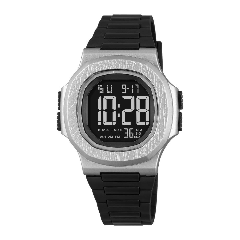 Reloj electrónico al aire libre transfronterizo para estudiantes adolescentes multifuncional alarma de luz nocturna sincronizada al por mayor