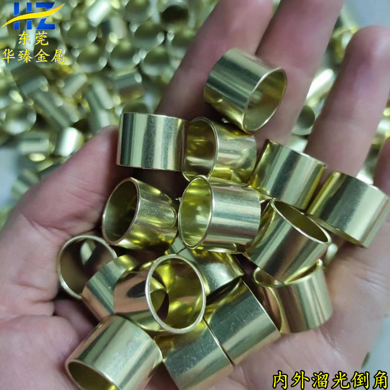 黄铜管倒角内外溜光  精抽小铜管 H65无铅黄铜管 C2680薄壁铜管