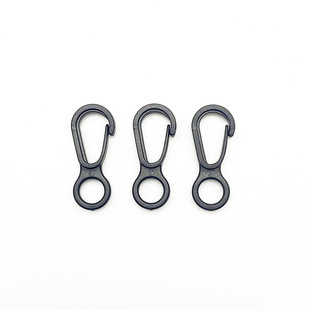 Factory Direct supply plastic hook 8-shaped hook gloves connecting mask lanyard dog buckle open and closed mouth buckle Accessories Wholesale