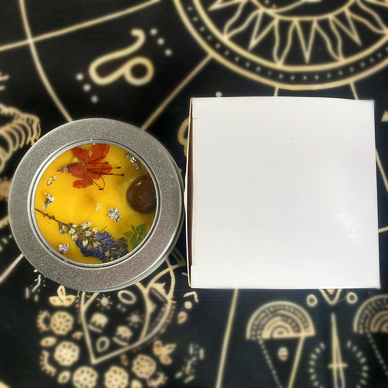 Conchas de flores secas modelado vela hecha a mano piedra de color cera de banana adornos de dormitorio set vela mayorista