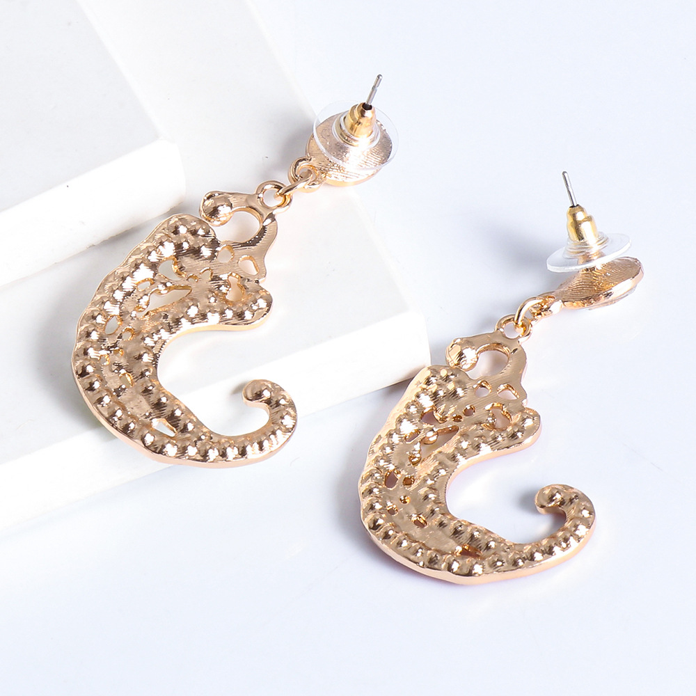 Wholesale Jewelry Pepper Full Diamond Drop Earrings Nihaojewelry display picture 4