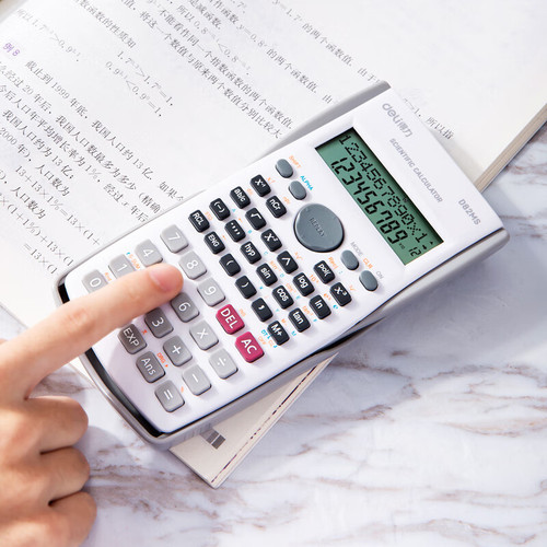 Deli D82MS function scientific calculator with 240 functions is suitable for exams for middle and high school students.