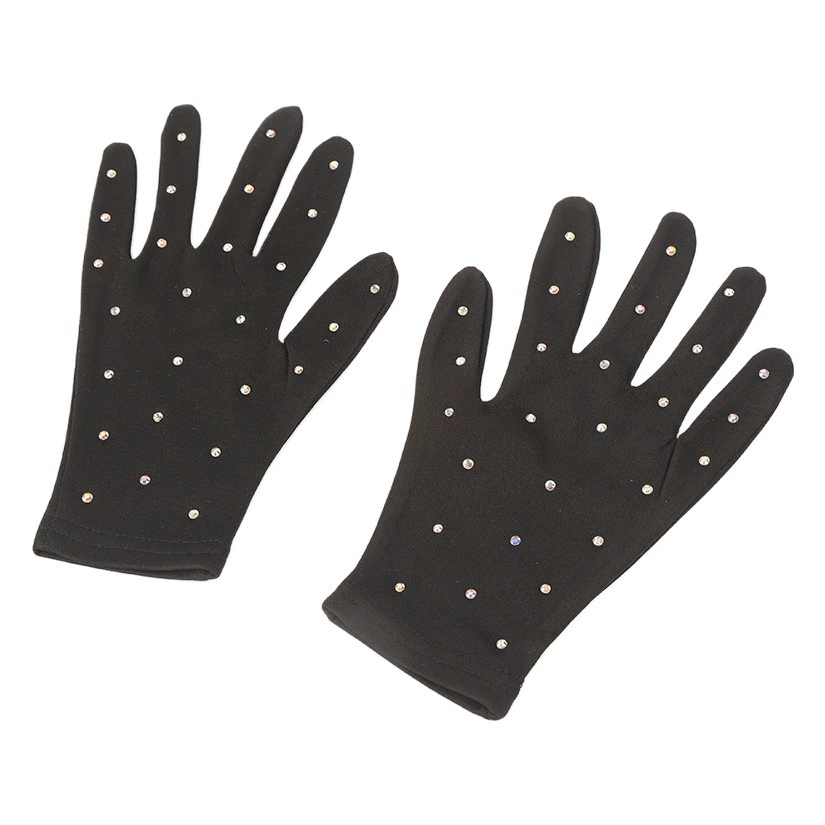 Оптовая Продажа с фабрики по фигурному катанию перчатки детские перчатки для взрослых женщин с запятой со стразами непрозрачные волшебные перчатки